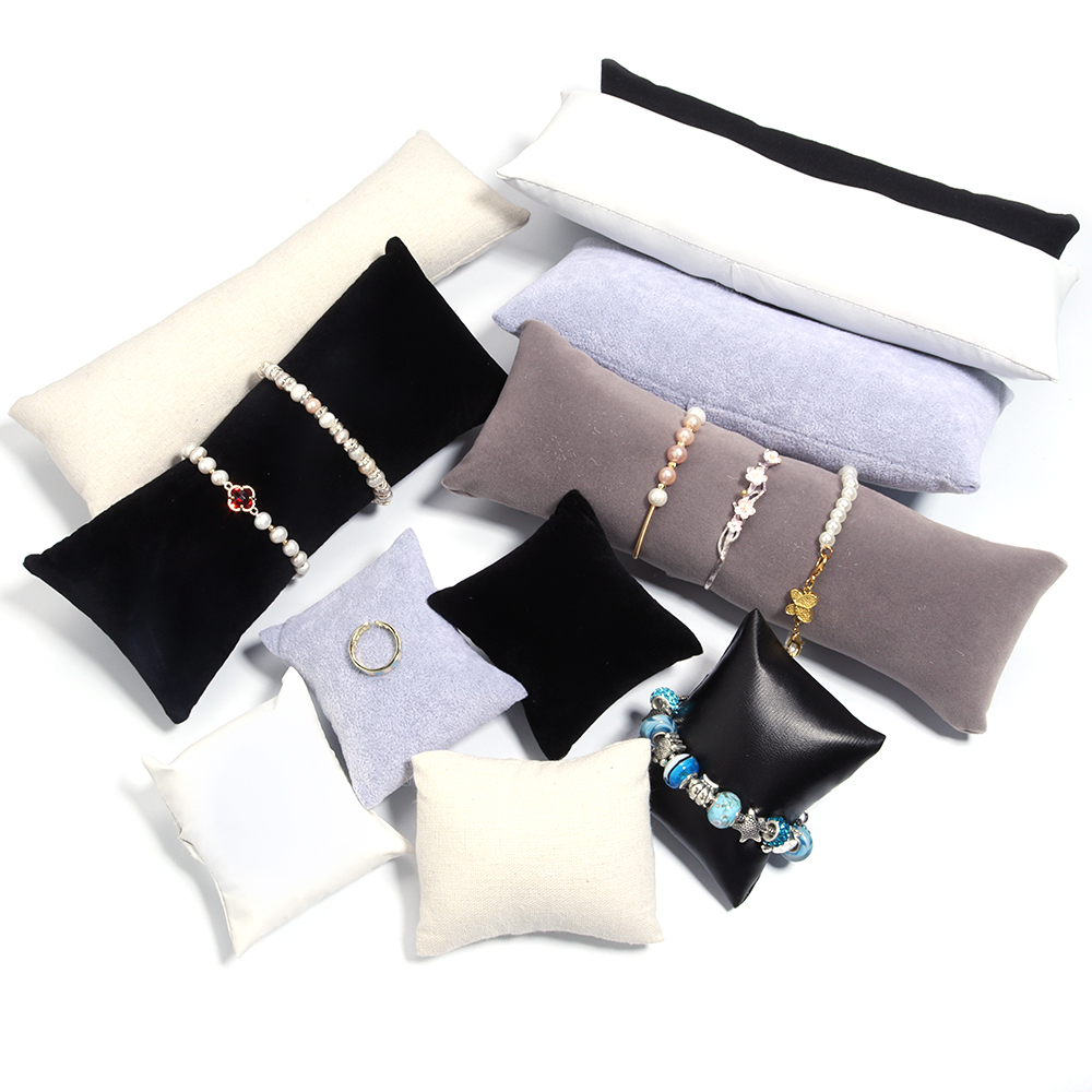 Ring Bearer Pillow - 1pc couro do plutônio veludo jóias