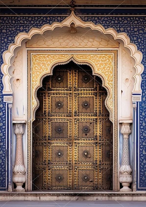 Indian Wedding Decor Supply - Arco indiano porta haldi meendi decoração