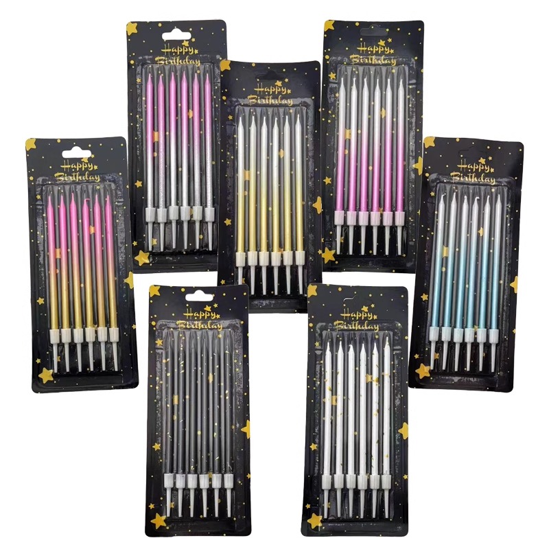 Wedding Cake Supply - 30/50 caixa cor gradiente vela de
