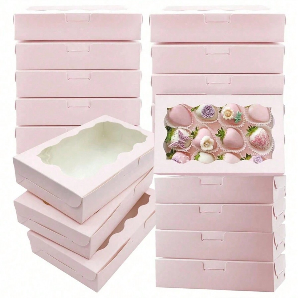 Wedding Cake Supply - Caixas de papel kraft para bolo