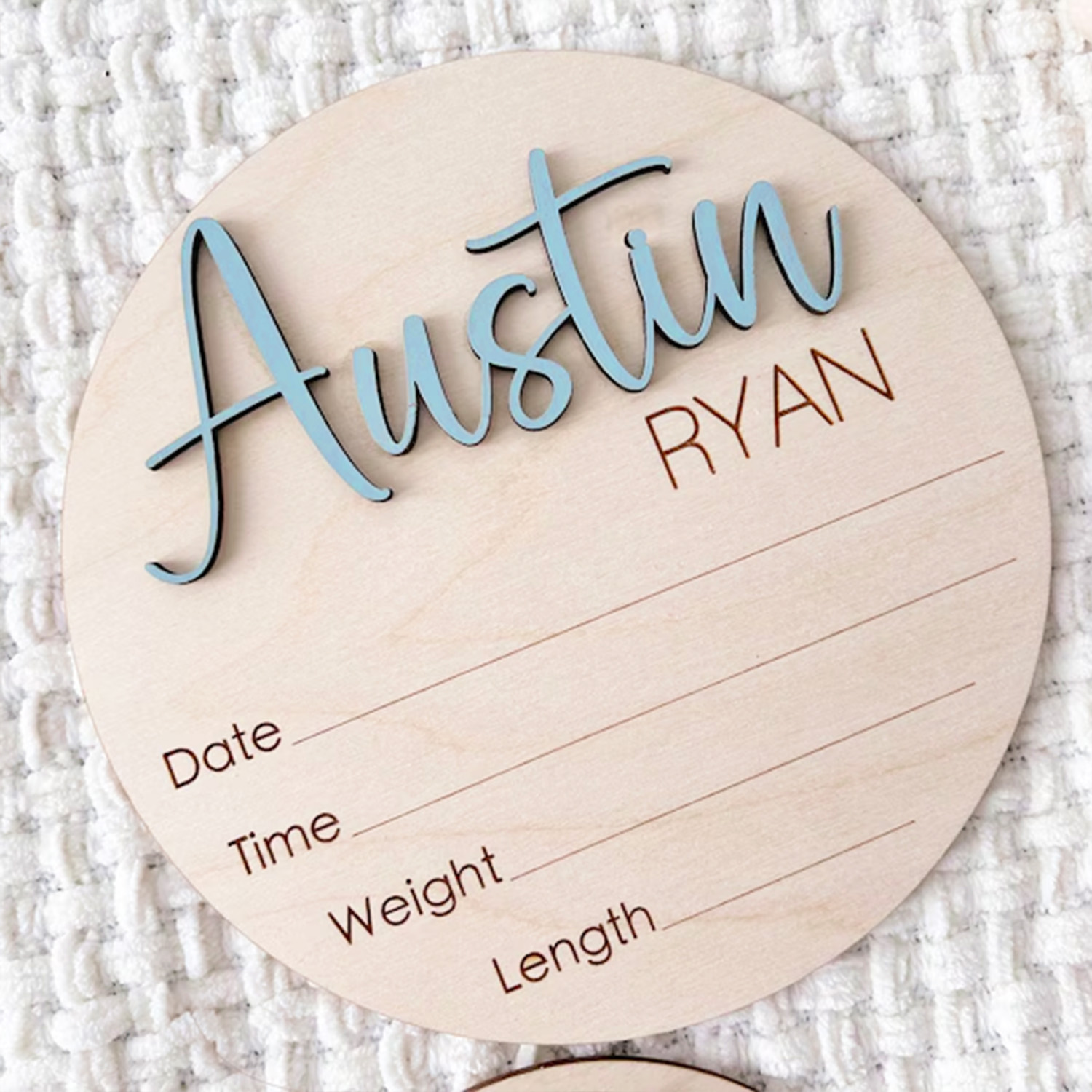 Wedding Souvenir - 1 etiqueta de nome personalizável de