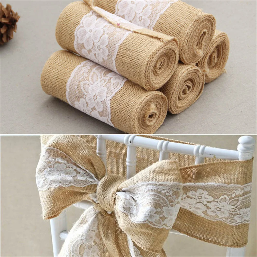 Supply Wedding Venue - 10pc cadeira de linho decoração traseira