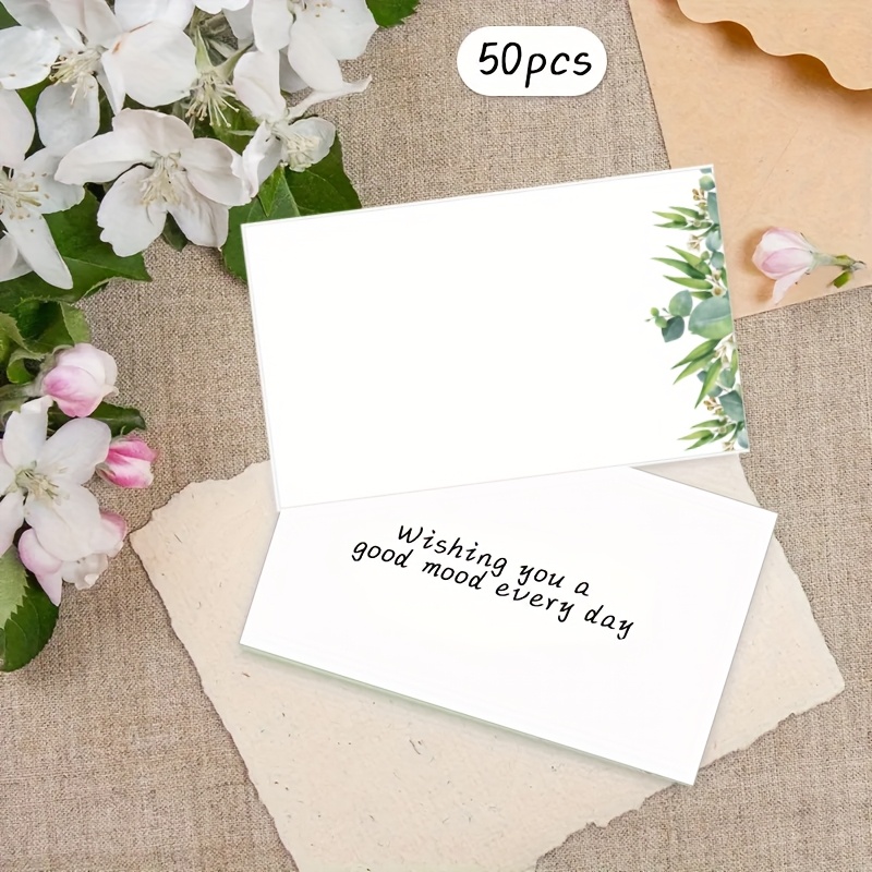 50 Cartões de Mensagem em Bran - Wedding Supply Company avaliação e preço