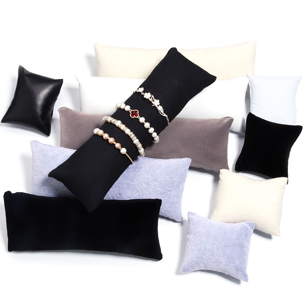 1pc couro do plutônio veludo j - Ring Bearer Pillow avaliação e preço