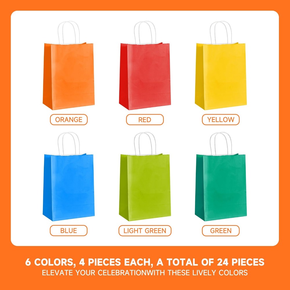 Pacote com 24 Sacolas de Papel - Wedding Supply Bulk avaliação e preço