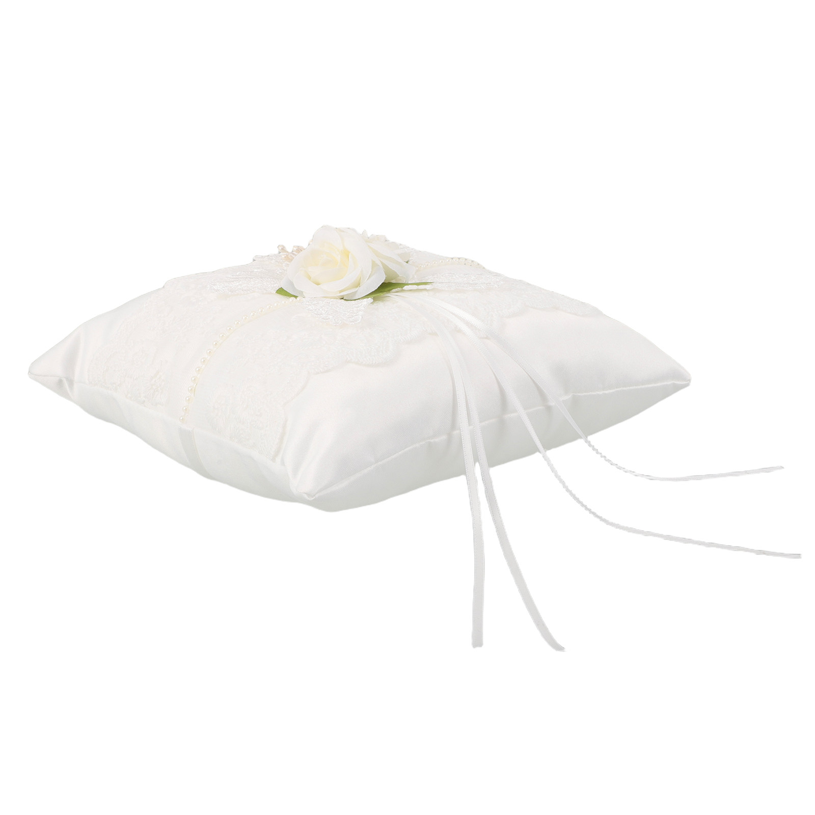 Almofada de Renda para Anéis d - Ring Bearer Pillow avaliação e preço