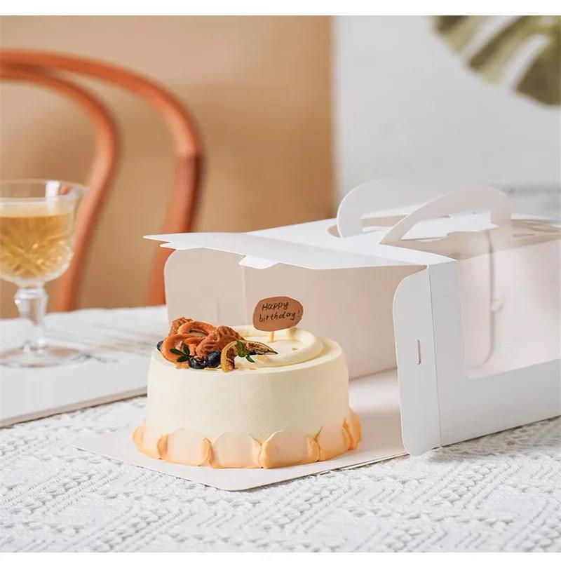 Caixa de bolo com janela trans - Wedding Cake Supply avaliação e preço