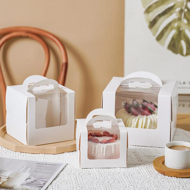 Caixa de bolo com janela trans - Wedding Cake Supply avaliação e preço