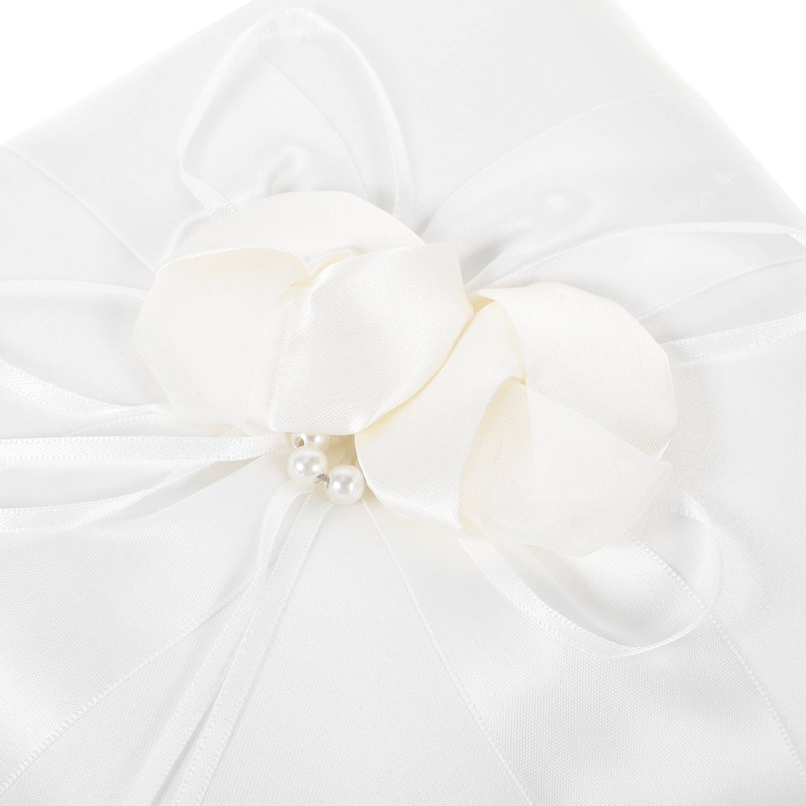 Almofada Elegante Branca de Ce - Ring Bearer Pillow avaliação e preço