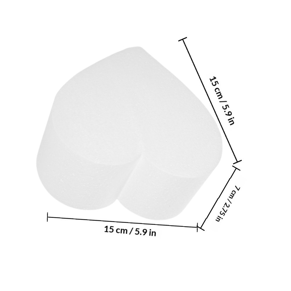 4 Peças Coração de Espuma para - Wedding Cake Supply avaliação e preço