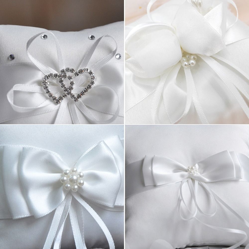 Almofada para Alianças 15x15cm - Ring Bearer Pillow avaliação e preço