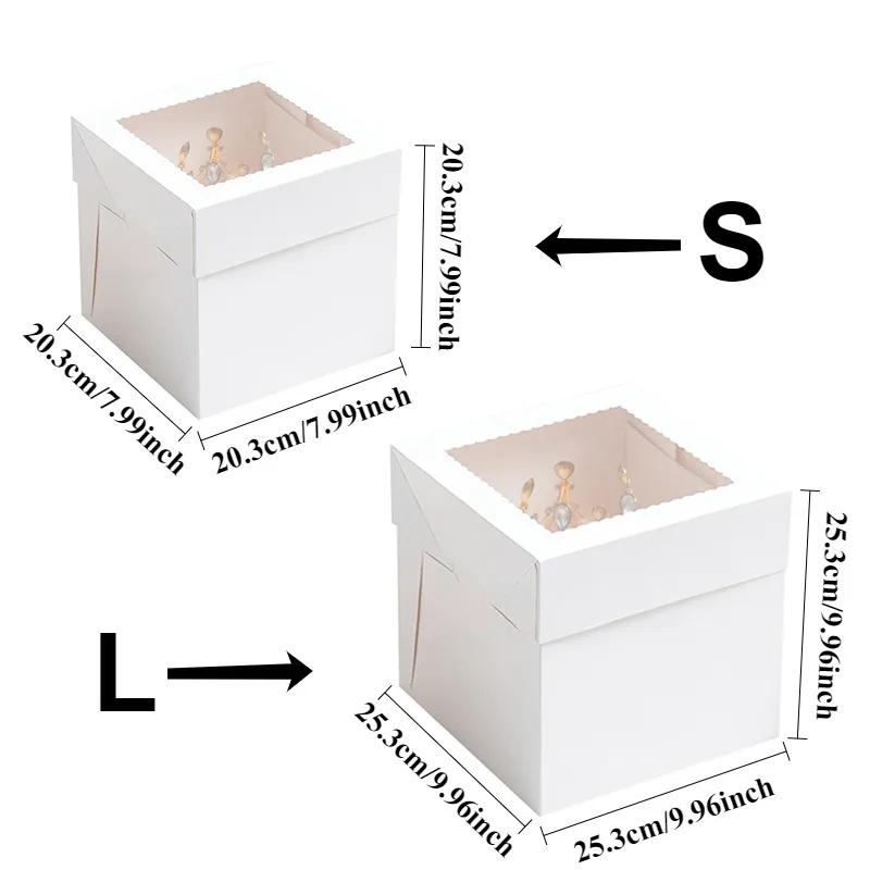 Caixas de Bolo Descartáveis Br - Wedding Cake Supply avaliação e preço