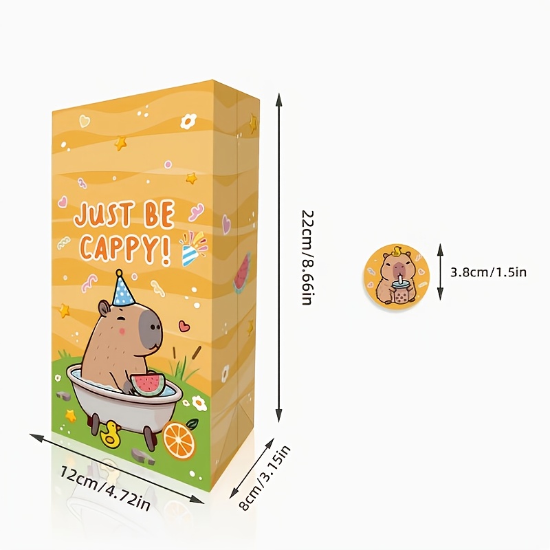 12/24/48 pçs capivara sacos de - Wedding Favor Box avaliação e preço