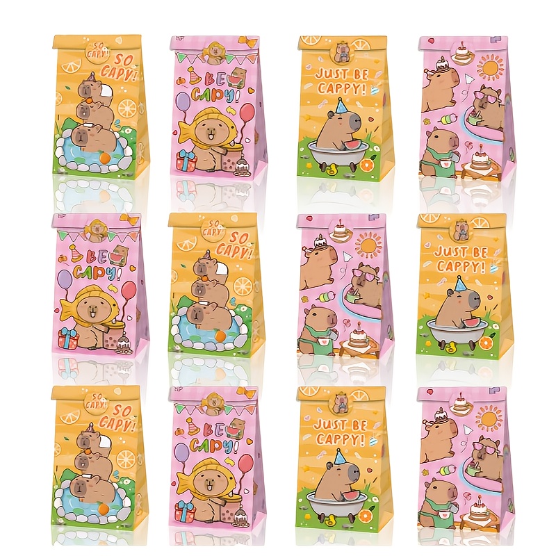 12/24/48 pçs capivara sacos de - Wedding Favor Box avaliação e preço