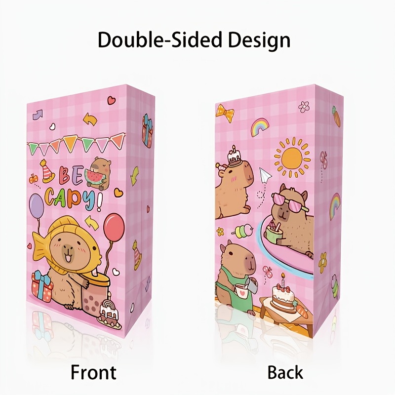 12/24/48 pçs capivara sacos de - Wedding Favor Box avaliação e preço