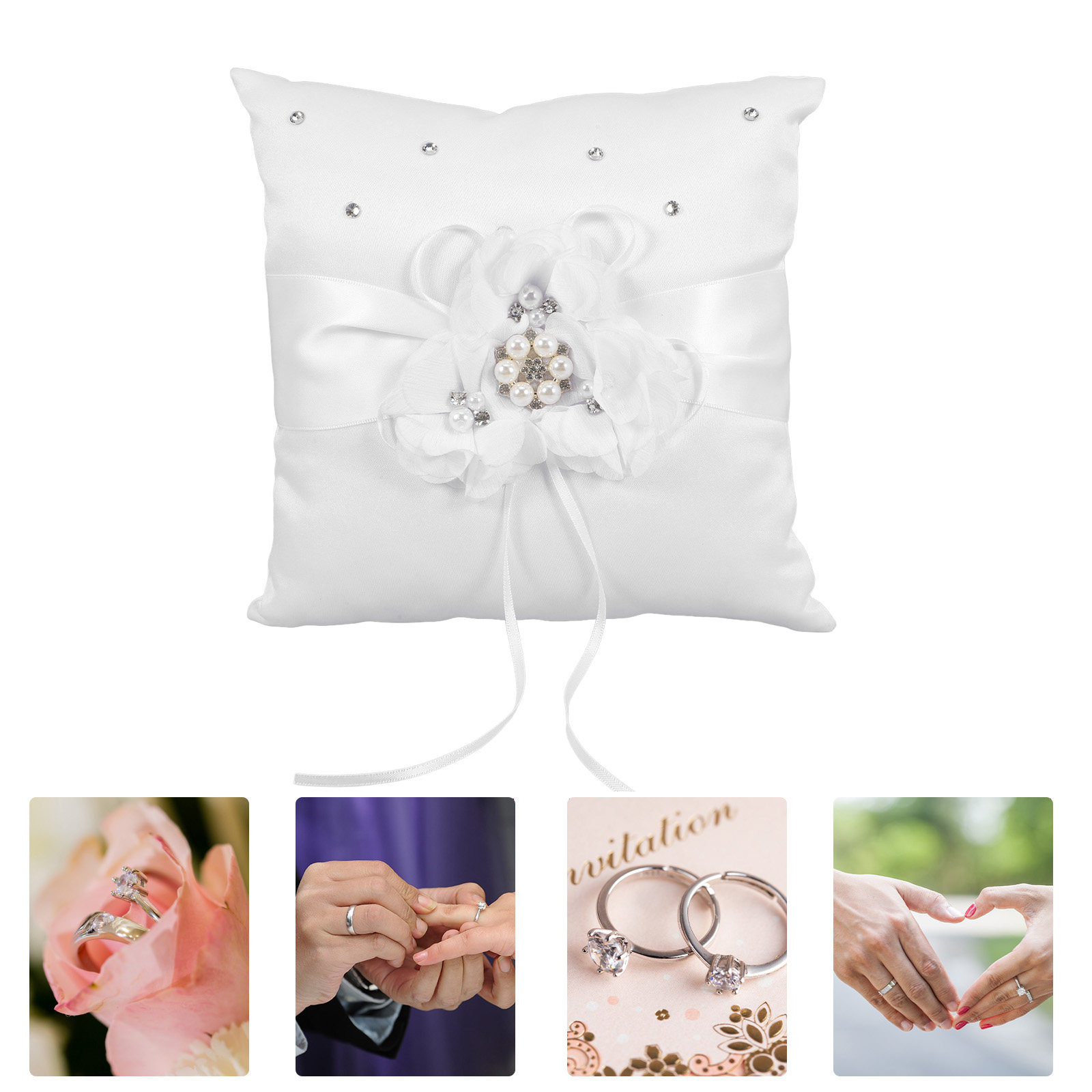Almofada para Alianças de Casa - Ring Bearer Pillow avaliação e preço