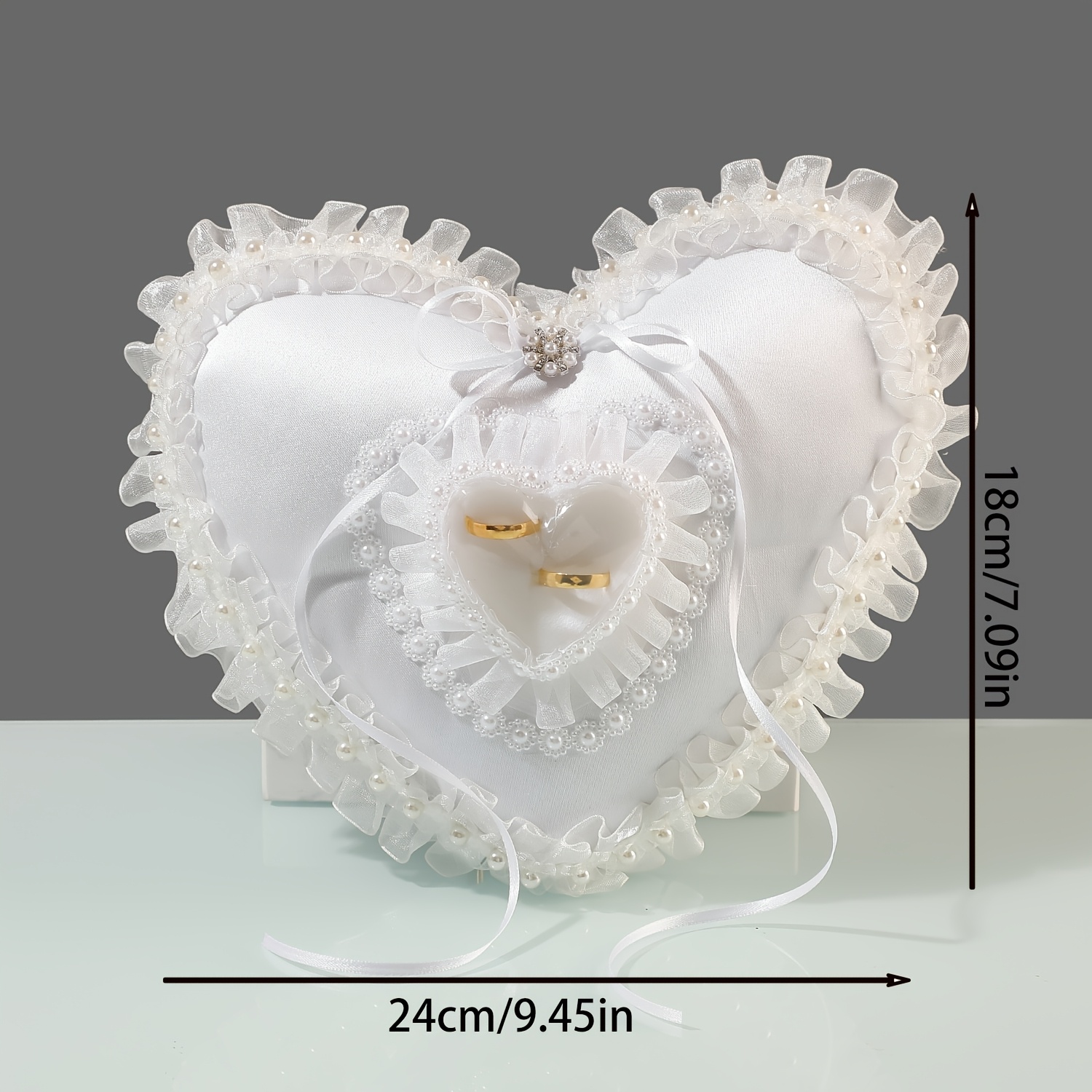 Almofada de Anel de Casamento  - Ring Bearer Pillow avaliação e preço