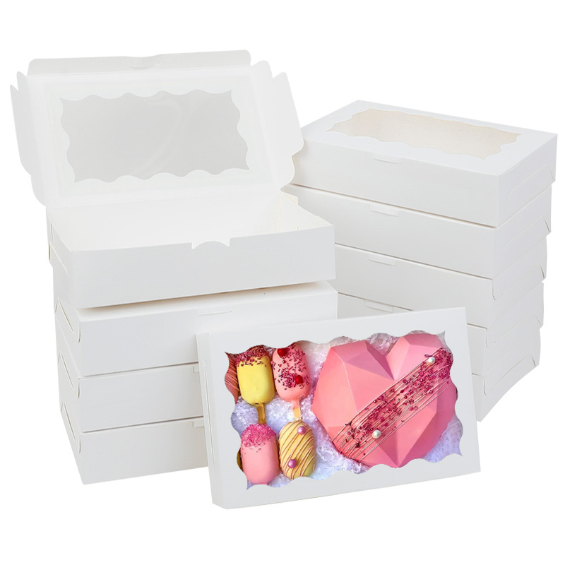 5/10/20 pçs caixa de padaria b - Wedding Cake Supply avaliação e preço