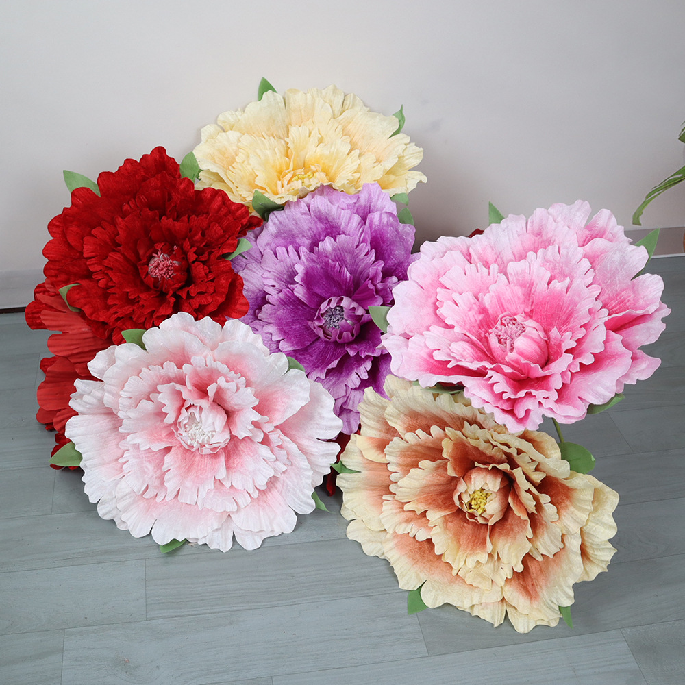 Flores de Peônia Gigantes de V - Wedding Supply Bulk avaliação e preço