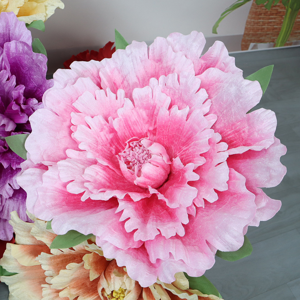 Flores de Peônia Gigantes de V - Wedding Supply Bulk avaliação e preço