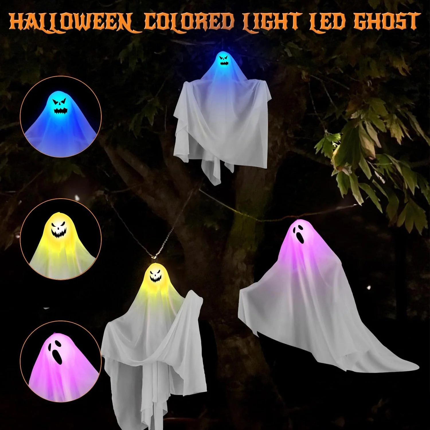 Brilhante halloween luzes led  - Supply Wedding Venue avaliação e preço