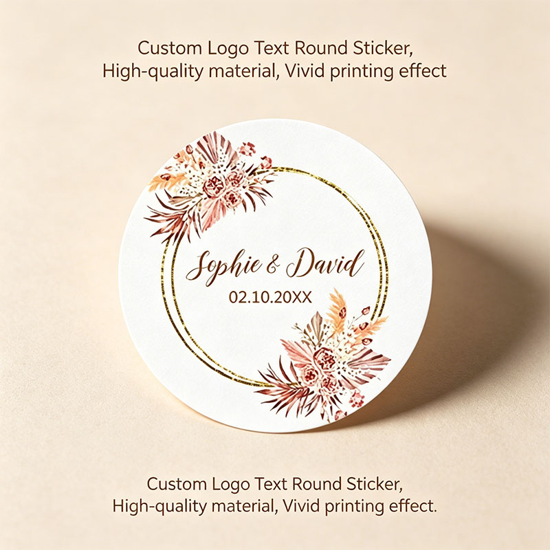 Adesivos personalizados com no - Wedding Favor Box avaliação e preço