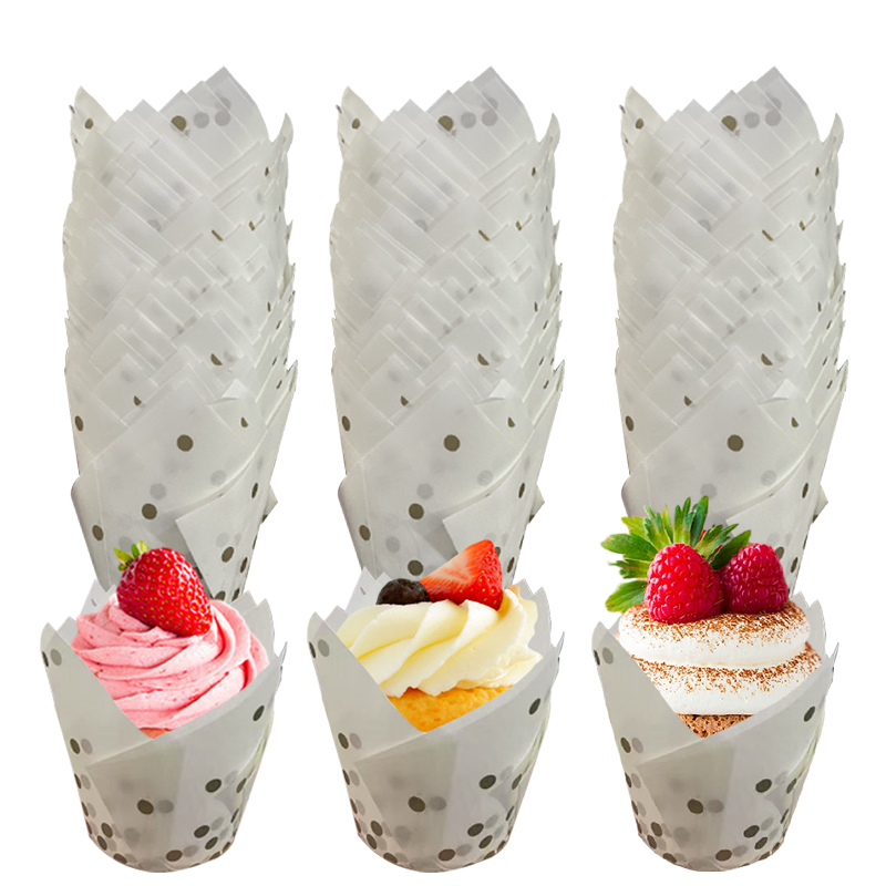50/100 Peças Forminhas de Pape - Wedding Cake Supply avaliação e preço