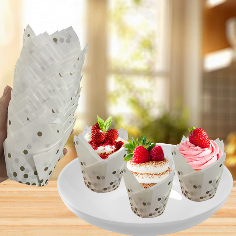50/100 Peças Forminhas de Pape - Wedding Cake Supply avaliação e preço